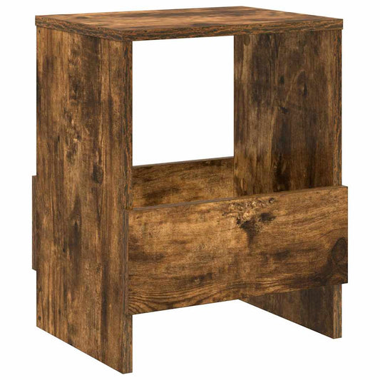 vidaXL Ράφι Περιοδικών Καπνιστό Δρύς 35 x 30 x 45 εκ.