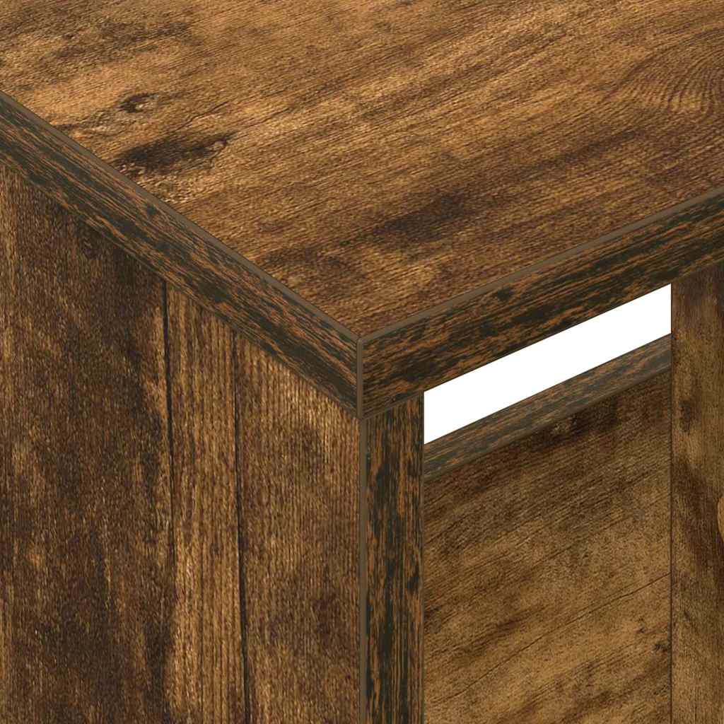 vidaXL Ράφι Περιοδικών 2 pcs Καπνιστό Δρύς 35 x 30 x 45 εκ.