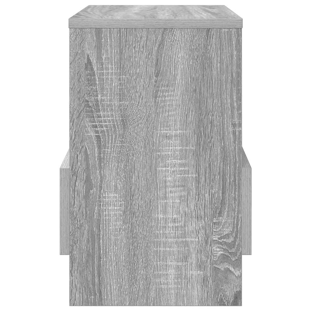 vidaXL Ράφι Περιοδικών Γκρίζο Σονομα 35 x 30 x 45 εκ.