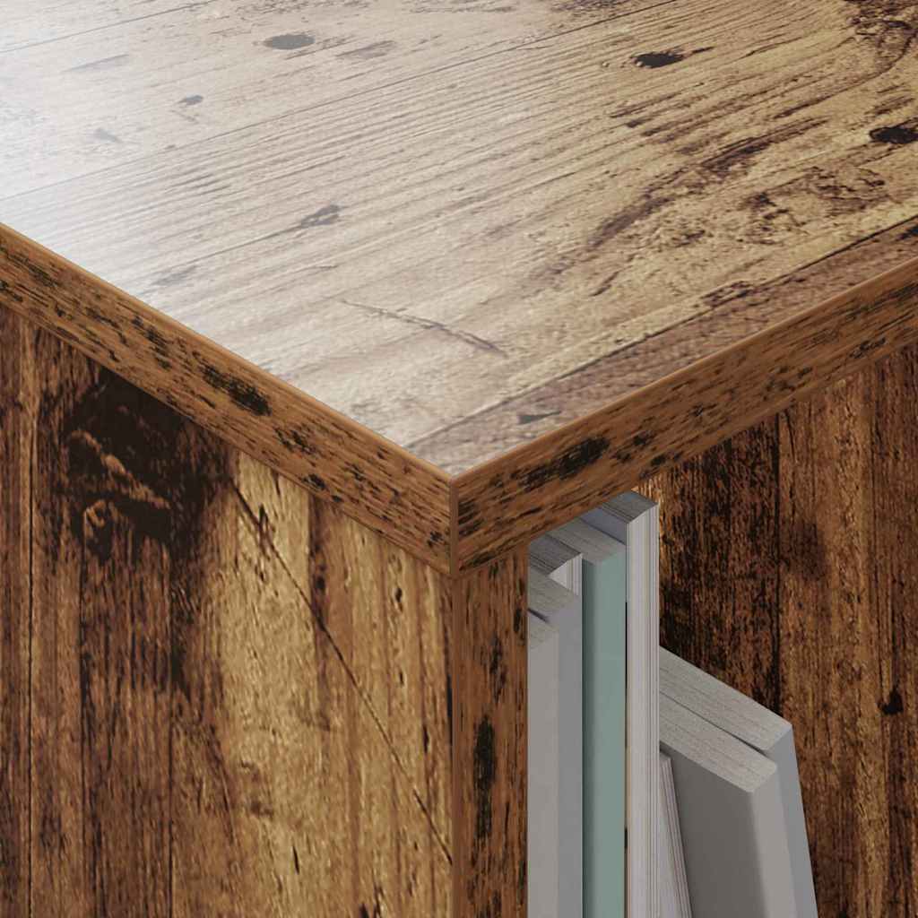vidaXL Ράφι Περιοδικών 2 pcs Παλιό ξύλο 35 x 30 x 45 εκ.