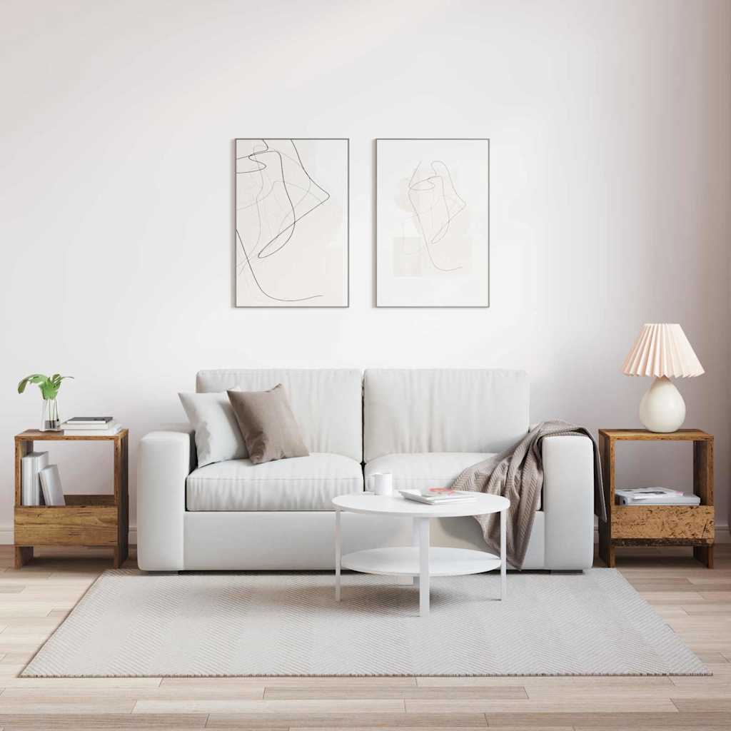 vidaXL Ράφι Περιοδικών 2 pcs Παλιό ξύλο 35 x 30 x 45 εκ.