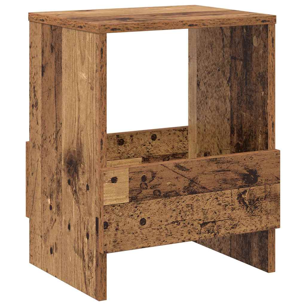 vidaXL Ράφι Περιοδικών 2 pcs Παλιό ξύλο 35 x 30 x 45 εκ.