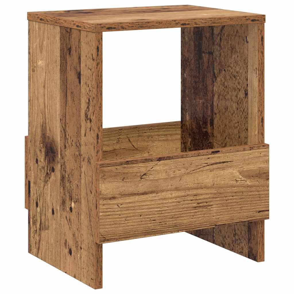 vidaXL Ράφι Περιοδικών 2 pcs Παλιό ξύλο 35 x 30 x 45 εκ.