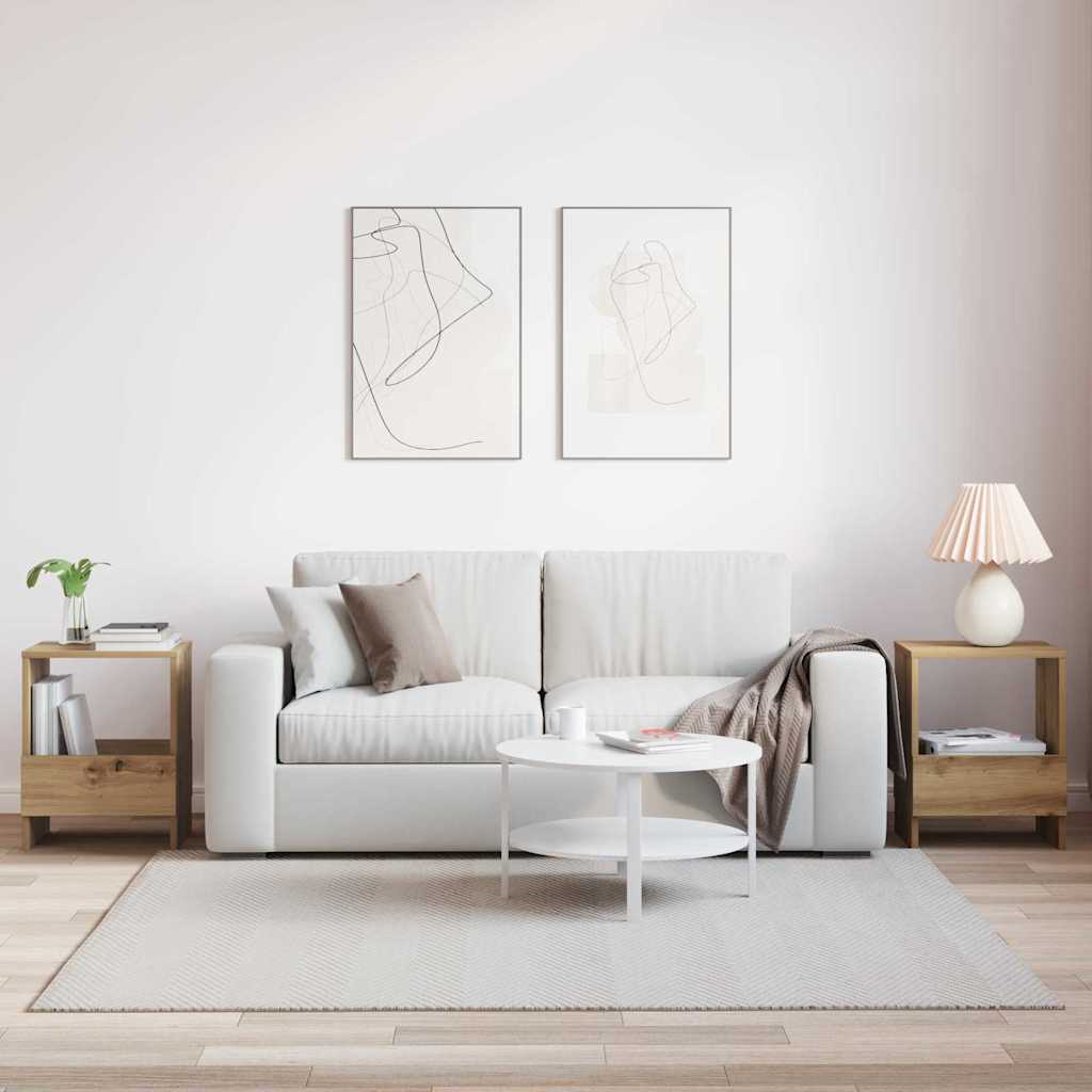 vidaXL Ράφι Περιοδικών 2 pcs Artisan Oak 35 x 30 x 45 εκ.