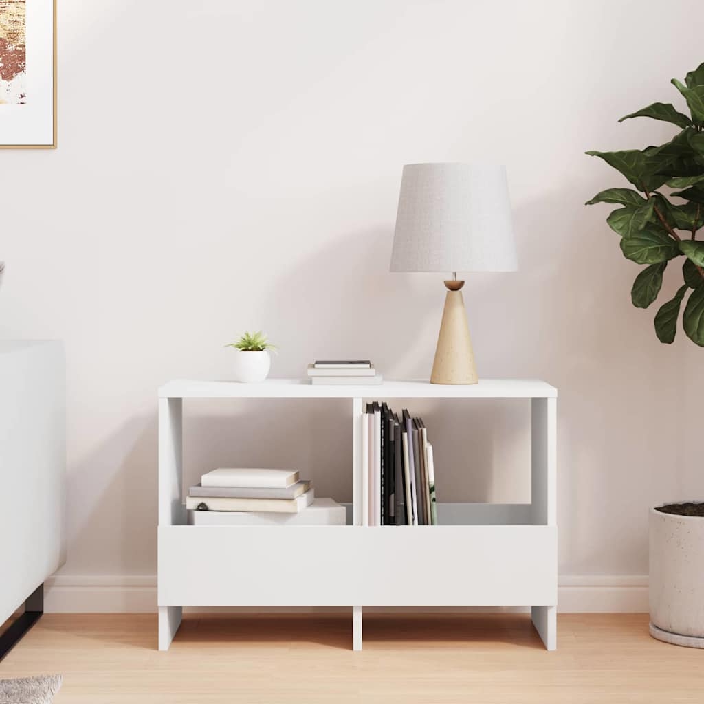 vidaXL Ράφι Περιοδικών Λευκό 68,5 x 30 x 45 εκ.