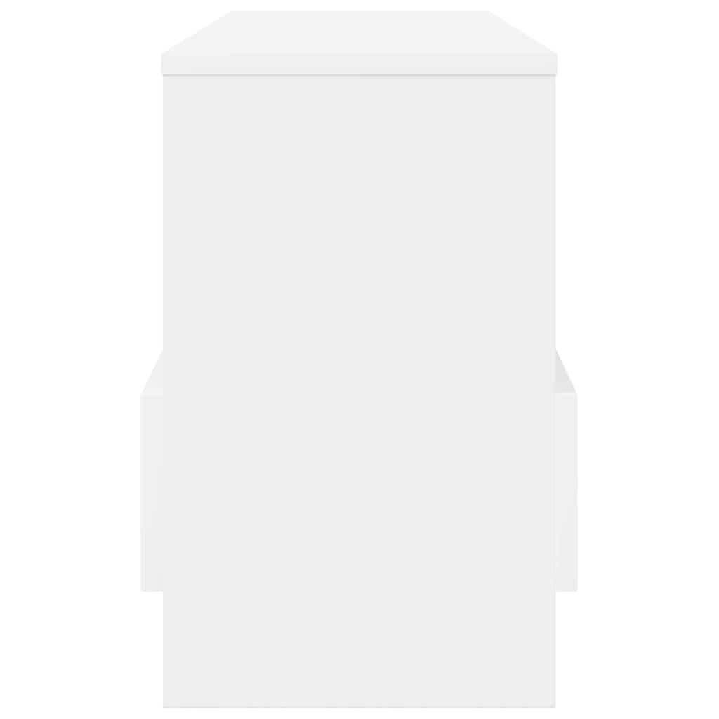 vidaXL Ράφι Περιοδικών Λευκό 68,5 x 30 x 45 εκ.