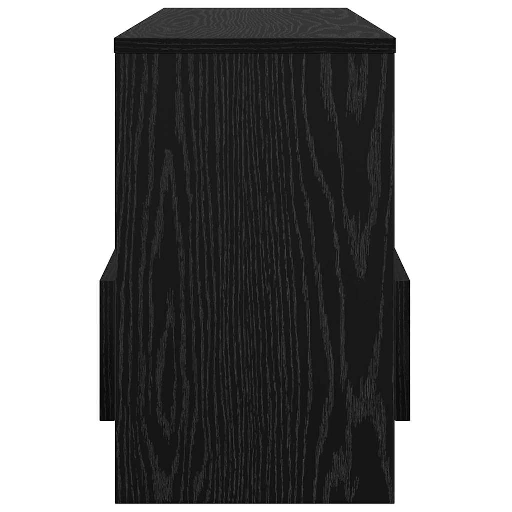 vidaXL Ράφι Περιοδικών Μαύρη Οξυά 68,5 x 30 x 45 εκ.