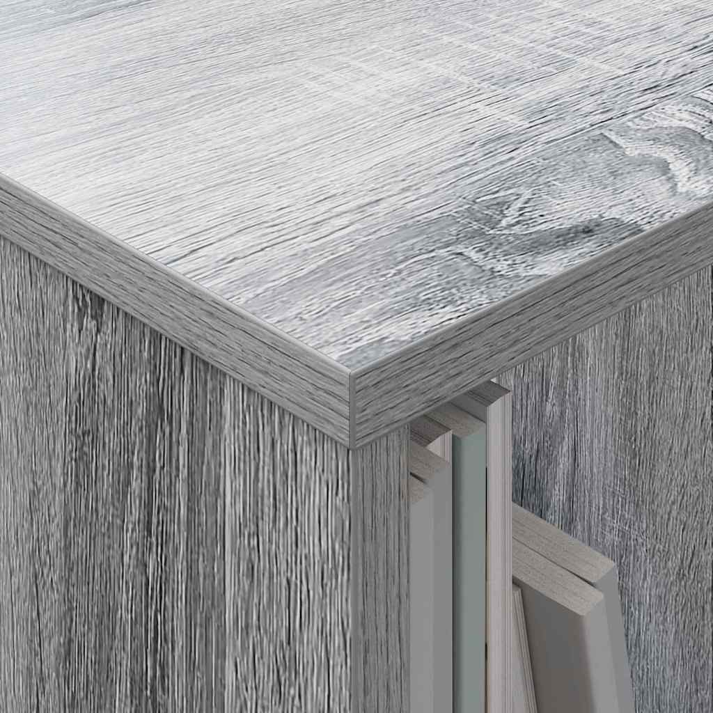 vidaXL Ράφι Περιοδικών Γκρίζο Σονομα 68,5 x 30 x 45 εκ.