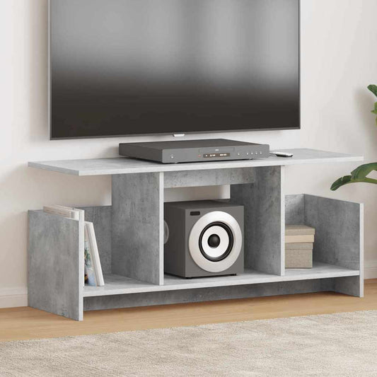 vidaXL Βάση TV Σκυρόδεμα Γκρι 102 x 35 x 45 εκ. Επεξεργασμένο ξύλο