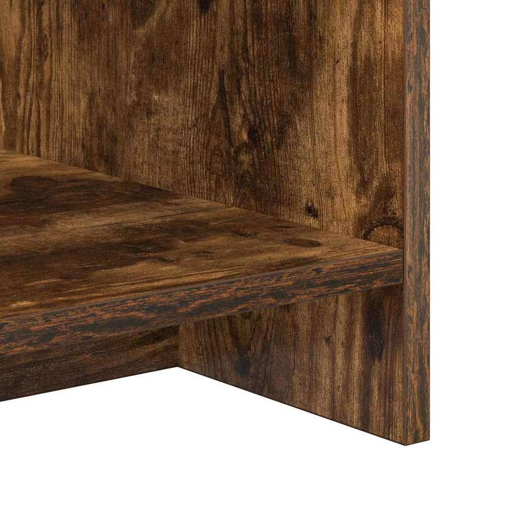 vidaXL Βάση TV 102 x 35 x 45 εκ. Καπνιστό Δρύς Επεξεργασμένο Ξύλο