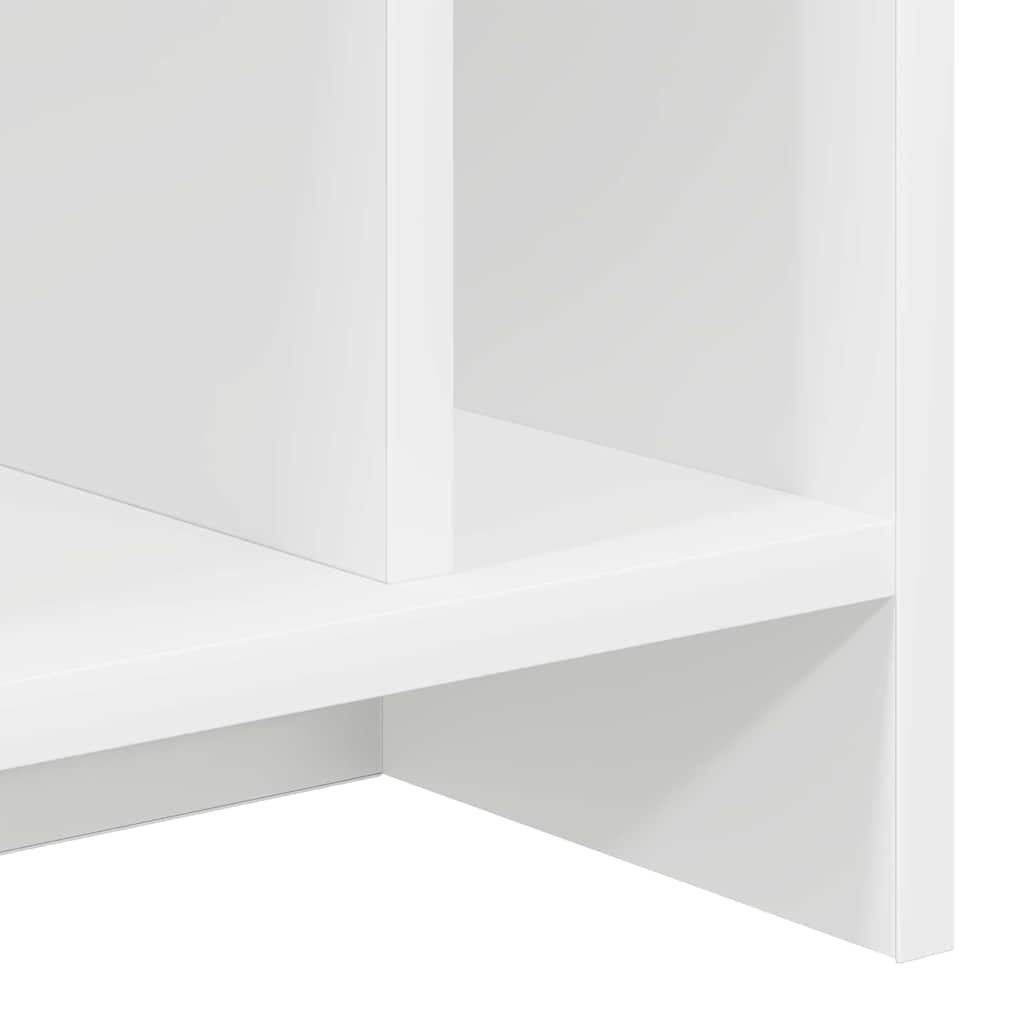 vidaXL Βάση TV Λευκό 50 x 35 x 45 cm Επεξεργασμένο ξύλο
