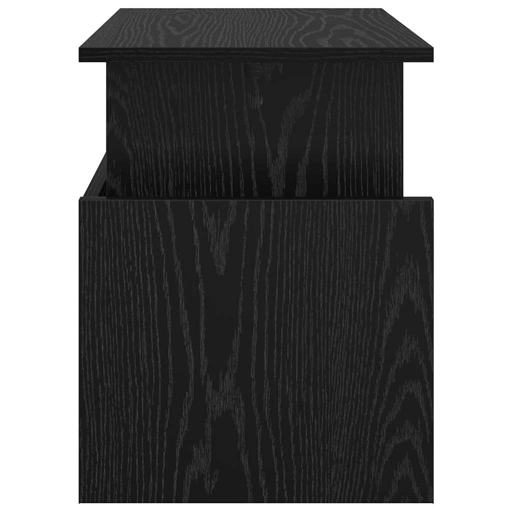 vidaXL Βάση TV 2 pcs Μαύρη Οξυά 50 x 35 x 45 cm Επεξεργασμένο ξύλο