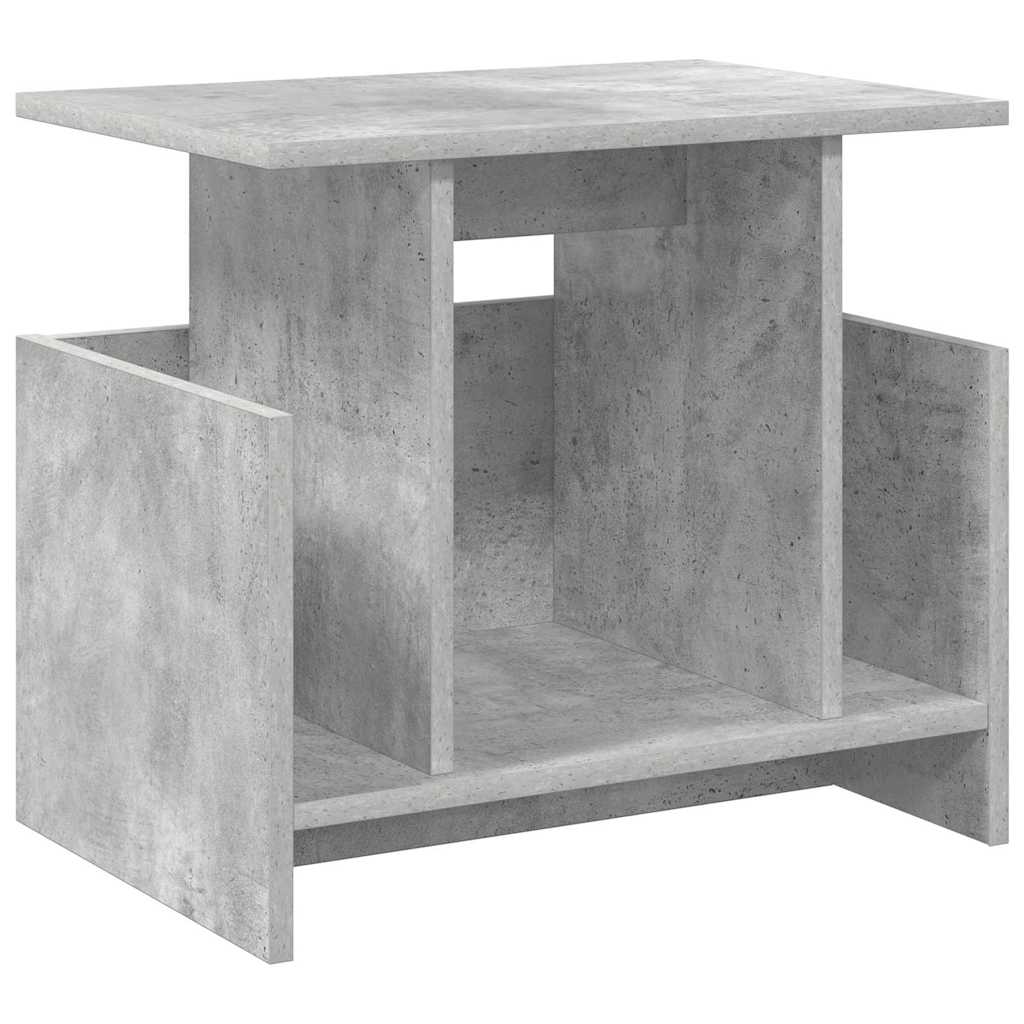 vidaXL Βάση TV 2 pcs Σκυρόδεμα Γκρι 50 x 35 x 45 cm Επεξεργασμένο ξύλο
