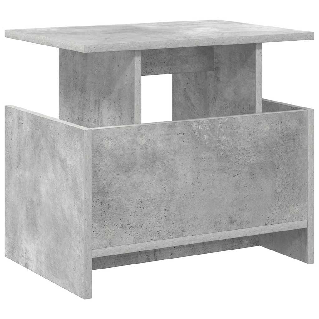 vidaXL Βάση TV 2 pcs Σκυρόδεμα Γκρι 50 x 35 x 45 cm Επεξεργασμένο ξύλο