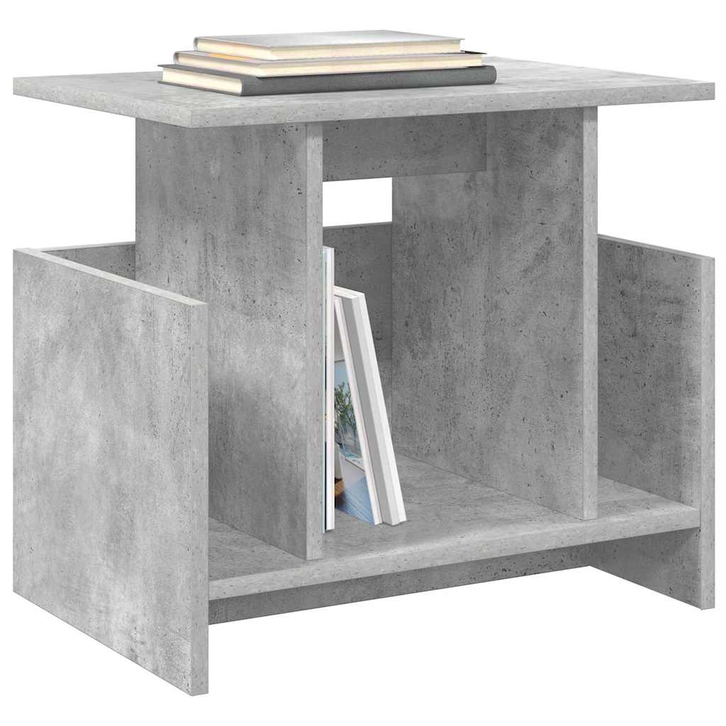 vidaXL Βάση TV 2 pcs Σκυρόδεμα Γκρι 50 x 35 x 45 cm Επεξεργασμένο ξύλο