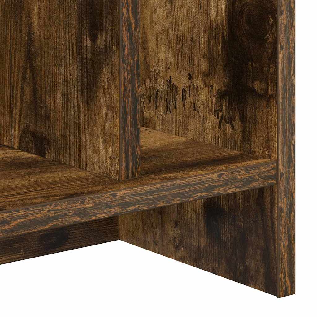 vidaXL Βάση TV 50 x 35 x 45 cm Καπνιστό Δρύς Επεξεργασμένο Ξύλο