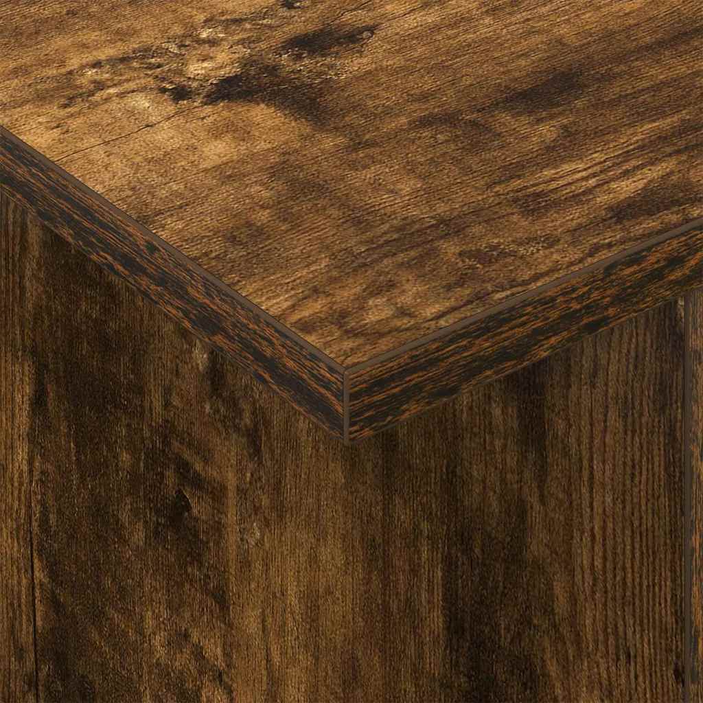 vidaXL Βάση TV 2 pcs Καπνιστό Δρύς 50 x 35 x 45 cm Επεξεργασμένο ξύλο