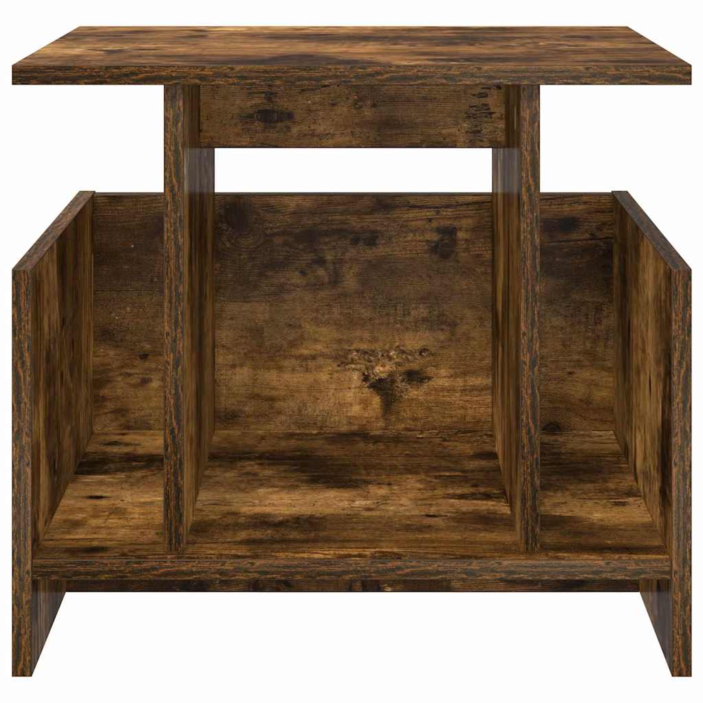 vidaXL Βάση TV 2 pcs Καπνιστό Δρύς 50 x 35 x 45 cm Επεξεργασμένο ξύλο