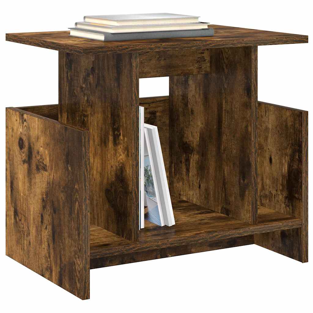 vidaXL Βάση TV 2 pcs Καπνιστό Δρύς 50 x 35 x 45 cm Επεξεργασμένο ξύλο