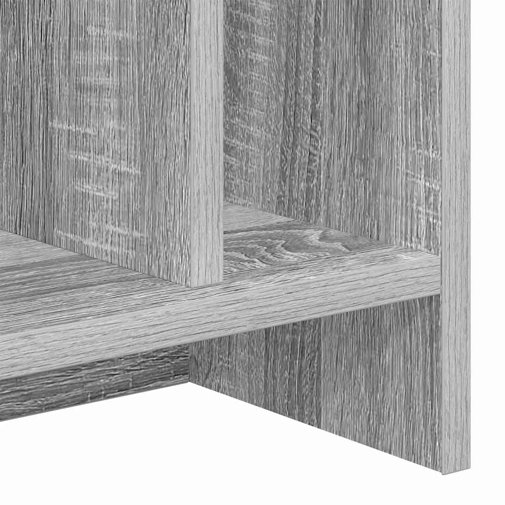 vidaXL Βάση TV 50 x 35 x 45 cm Γκρίζο Σονομα Επεξεργασμένο Ξύλο