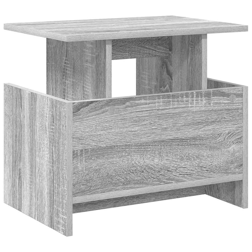 vidaXL Βάση TV 50 x 35 x 45 cm Γκρίζο Σονομα Επεξεργασμένο Ξύλο