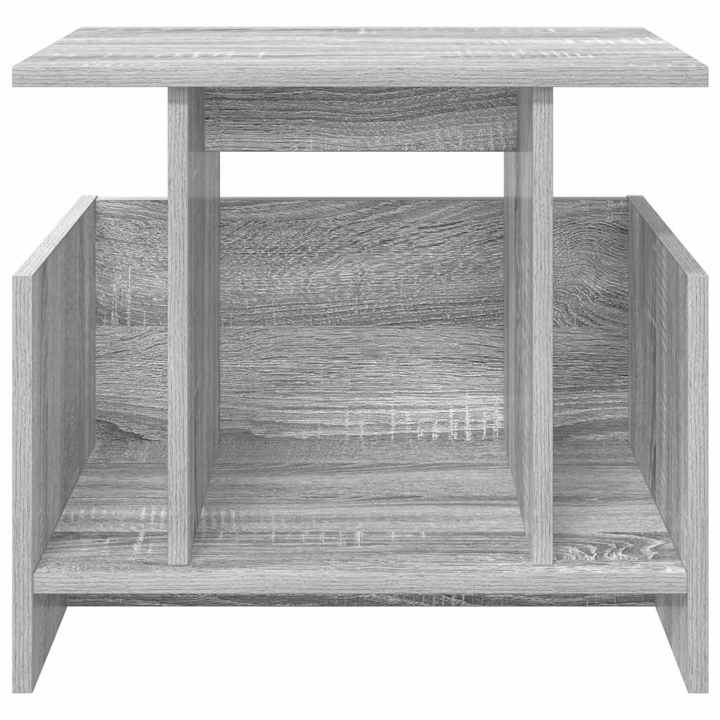 vidaXL Βάση TV 50 x 35 x 45 cm Γκρίζο Σονομα Επεξεργασμένο Ξύλο