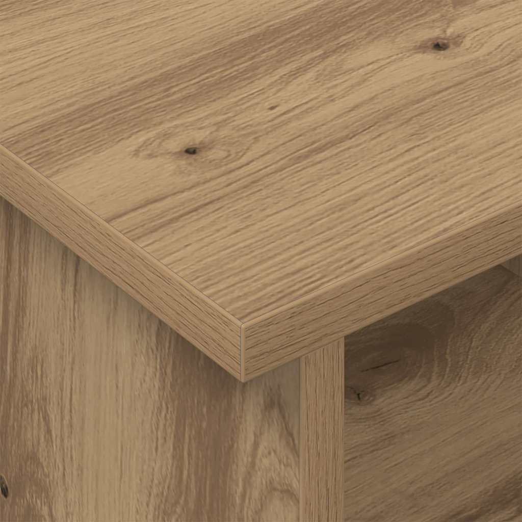 vidaXL Βάση TV 100 x 35 x 35 εκ Artisan Oak Επεξεργασμένο Ξύλο