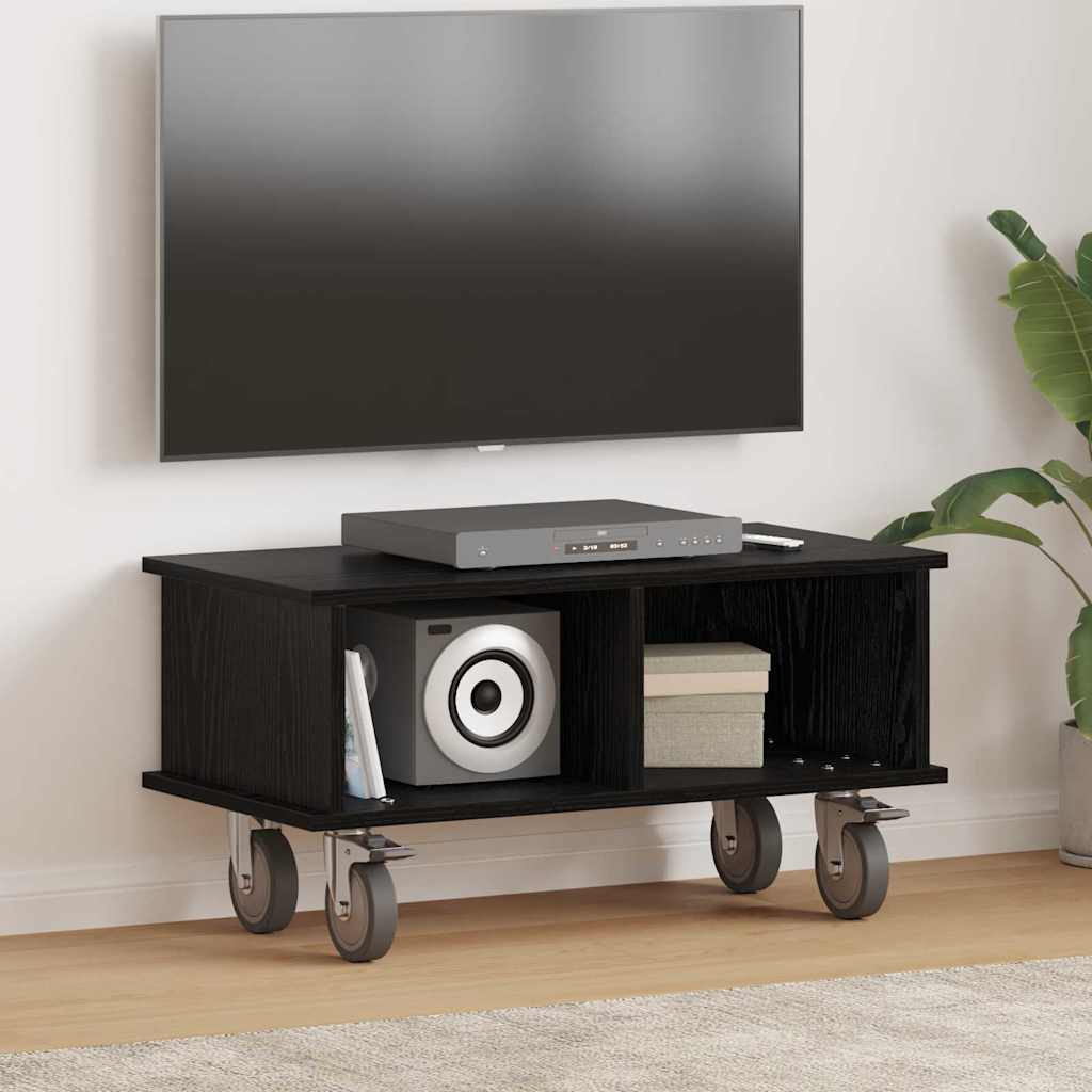vidaXL Βάση TV 68,5 x 35 x 35 εκ Μαύρη Οξυά Επεξεργασμένο Ξύλο