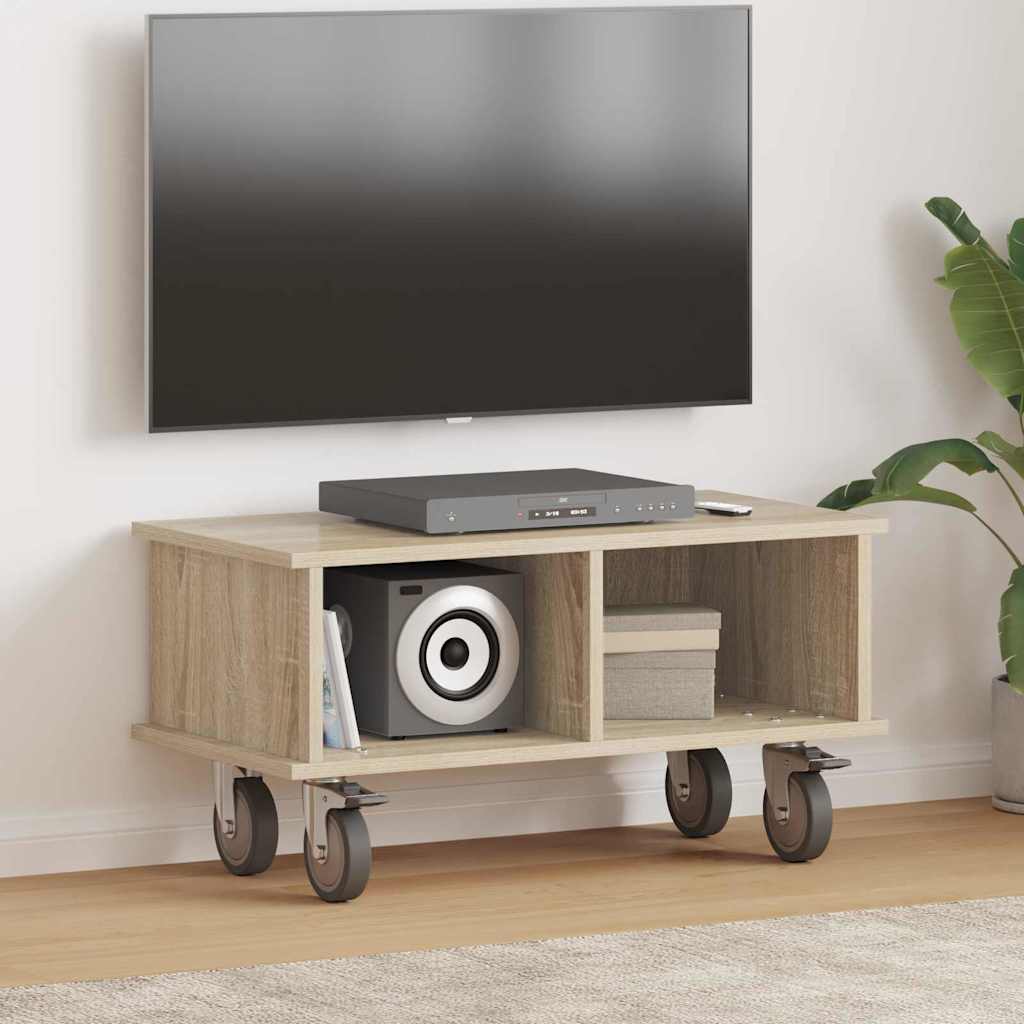 vidaXL Βάση TV 68,5 x 35 x 35 εκ Δρύς Sonoma Επεξεργασμένο Ξύλο