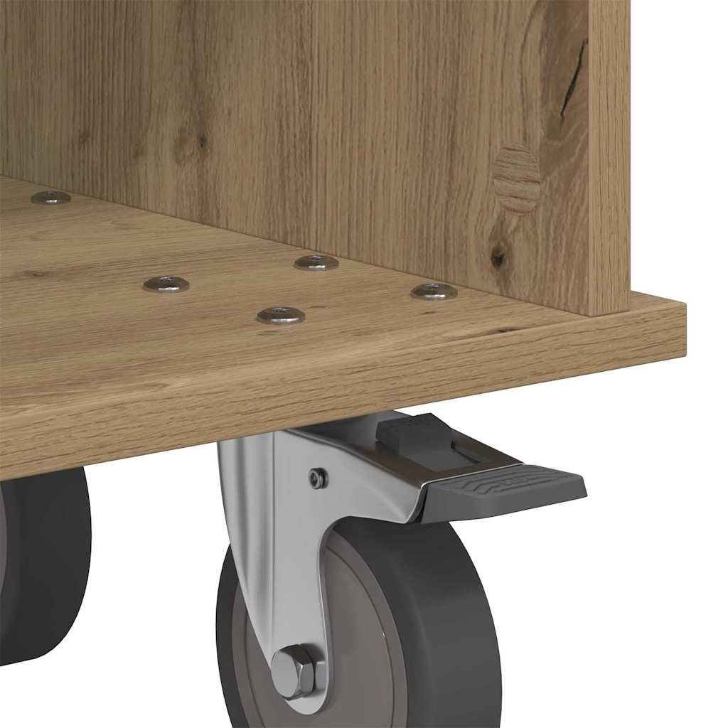 vidaXL Βάση TV 68,5 x 35 x 35 εκ Artisan Oak Επεξεργασμένο Ξύλο
