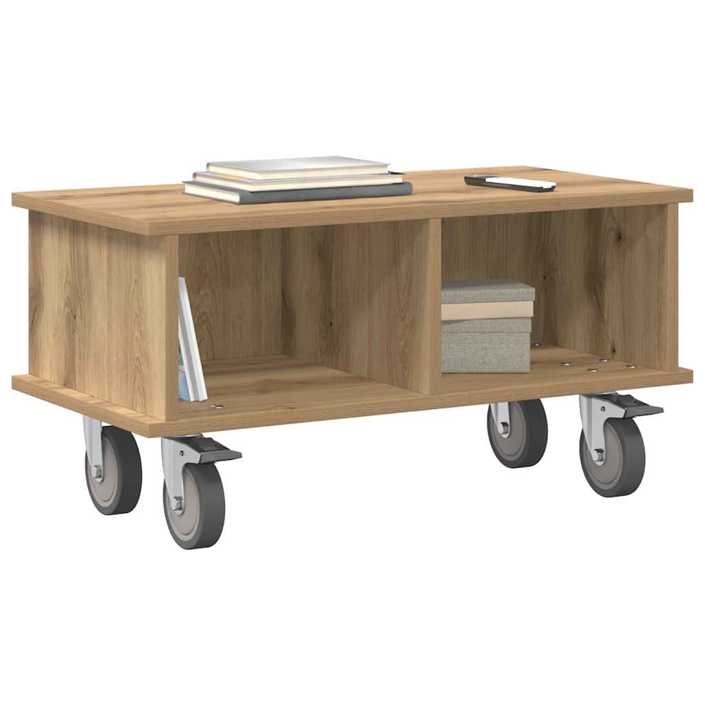 vidaXL Βάση TV 68,5 x 35 x 35 εκ Artisan Oak Επεξεργασμένο Ξύλο