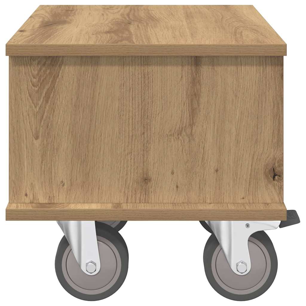 vidaXL Βάση TV 37 x 35 x 35 εκ Artisan Oak Επεξεργασμένο Ξύλο