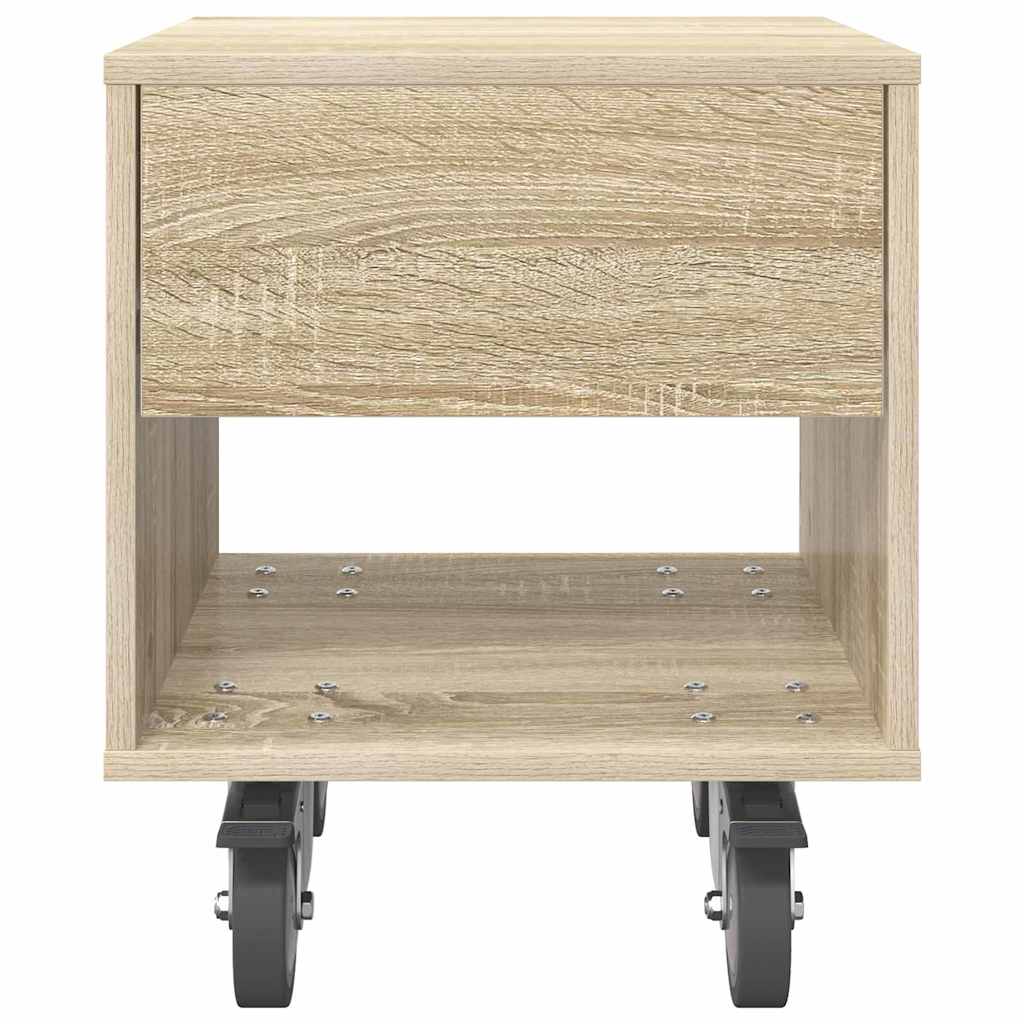 vidaXL Κομοδίνο Δρύς Sonoma 40,5 x 40 x 48 εκ. Επεξεργασμένο Ξύλο