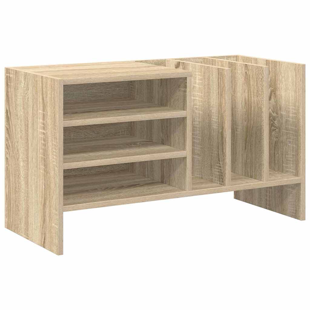 vidaXL Ντουλάπι δίσκων βινυλίου με ράφι Δρύς Sonoma 78,5 x 35 x 45 εκ