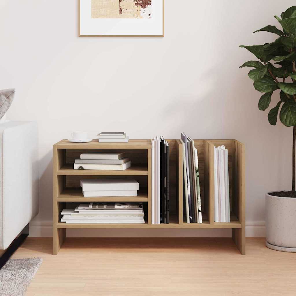 vidaXL Ντουλάπι δίσκων βινυλίου με ράφι Artisan Oak 78,5 x 35 x 45 εκ