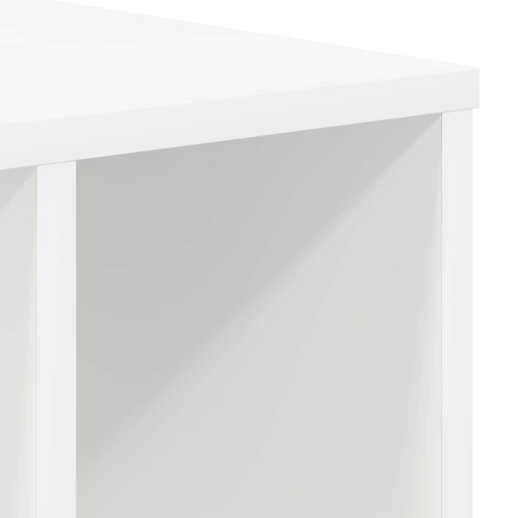 vidaXL End Table Λευκό 37 x 32 x 40 εκ Επεξεργασμένο ξύλο