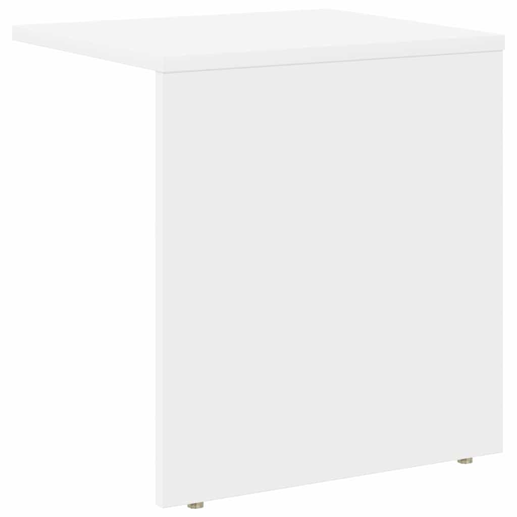 vidaXL End Table 2 pcs Λευκό 37 x 32 x 40 εκ Επεξεργασμένο ξύλο