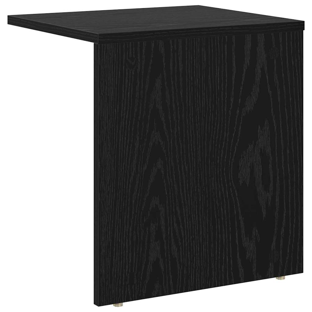 vidaXL End Table 2 pcs Μαύρη Οξυά 37 x 32 x 40 εκ Επεξεργασμένο ξύλο