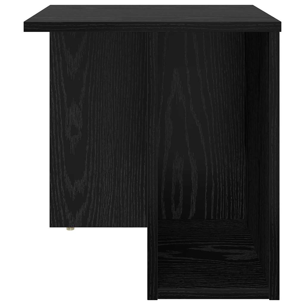 vidaXL End Table 2 pcs Μαύρη Οξυά 37 x 32 x 40 εκ Επεξεργασμένο ξύλο