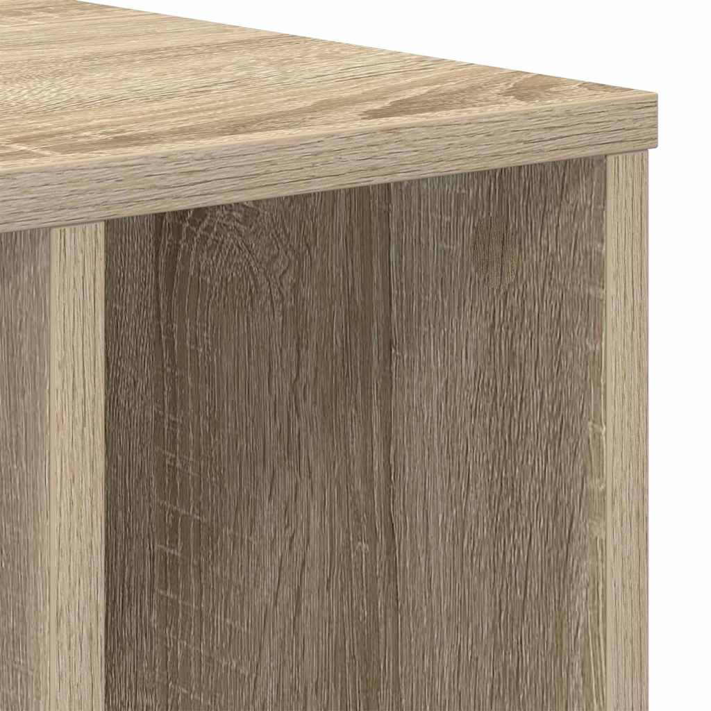 vidaXL End Table 2 pcs Δρύς Sonoma 37 x 32 x 40 εκ Επεξεργασμένο ξύλο