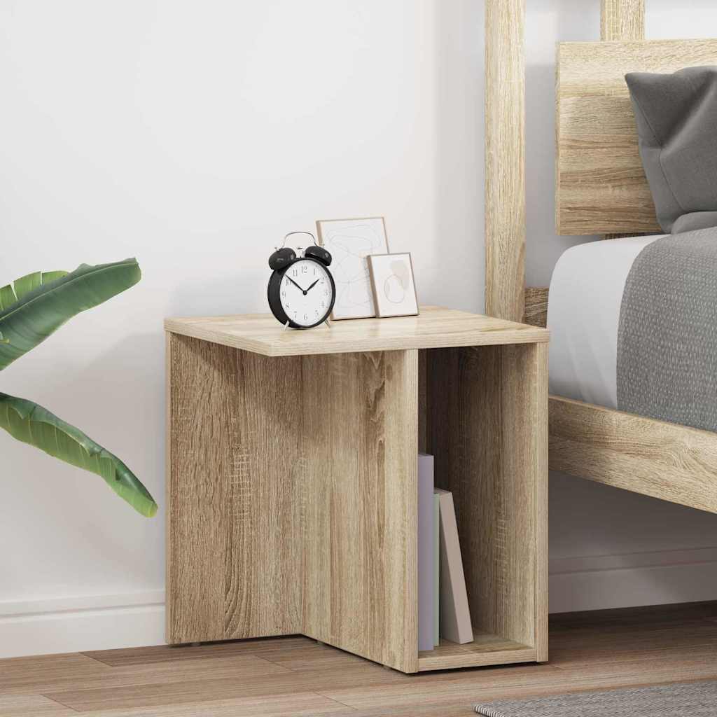 vidaXL End Table 2 pcs Δρύς Sonoma 37 x 32 x 40 εκ Επεξεργασμένο ξύλο