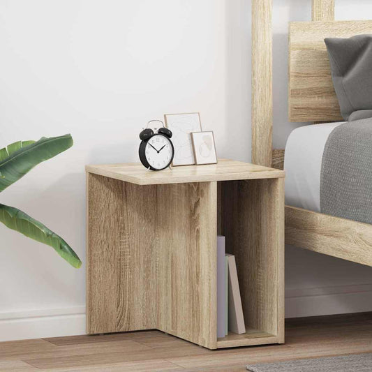 vidaXL End Table 2 pcs Δρύς Sonoma 37 x 32 x 40 εκ Επεξεργασμένο ξύλο