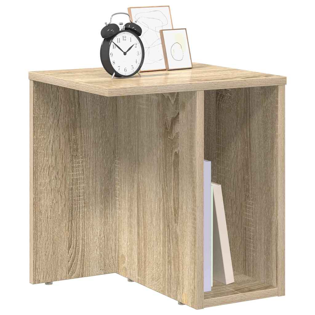 vidaXL End Table 2 pcs Δρύς Sonoma 37 x 32 x 40 εκ Επεξεργασμένο ξύλο