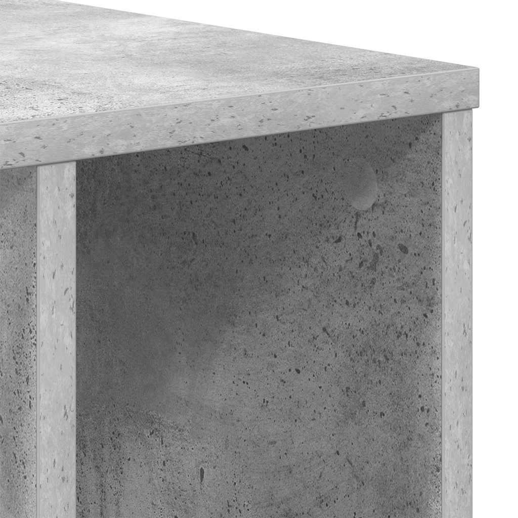 vidaXL End Table Σκυρόδεμα Γκρι 37 x 32 x 40 εκ Επεξεργασμένο ξύλο