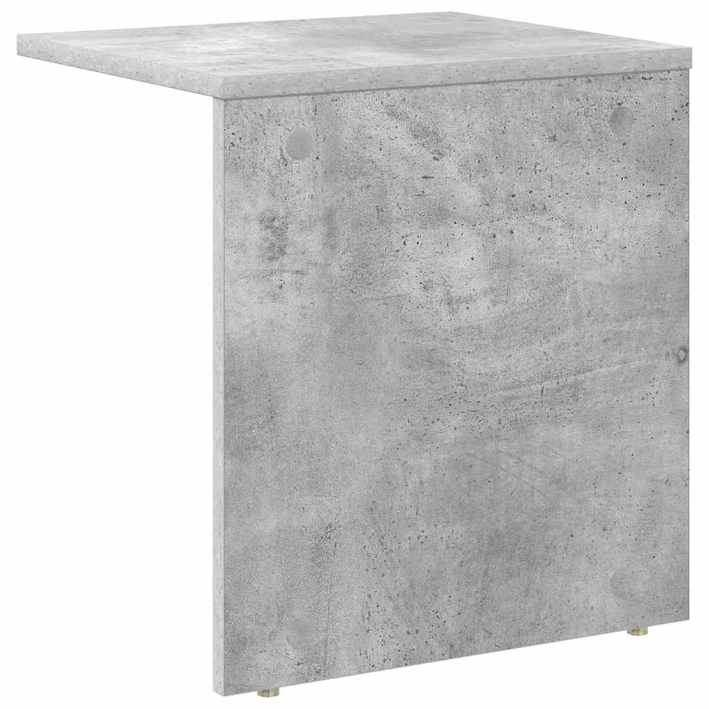 vidaXL End Table Σκυρόδεμα Γκρι 37 x 32 x 40 εκ Επεξεργασμένο ξύλο