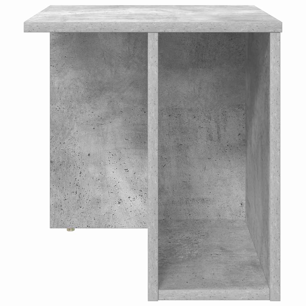vidaXL End Table Σκυρόδεμα Γκρι 37 x 32 x 40 εκ Επεξεργασμένο ξύλο