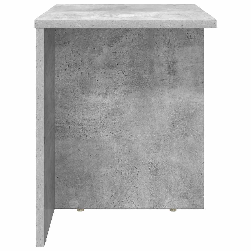 vidaXL End Table Σκυρόδεμα Γκρι 37 x 32 x 40 εκ Επεξεργασμένο ξύλο