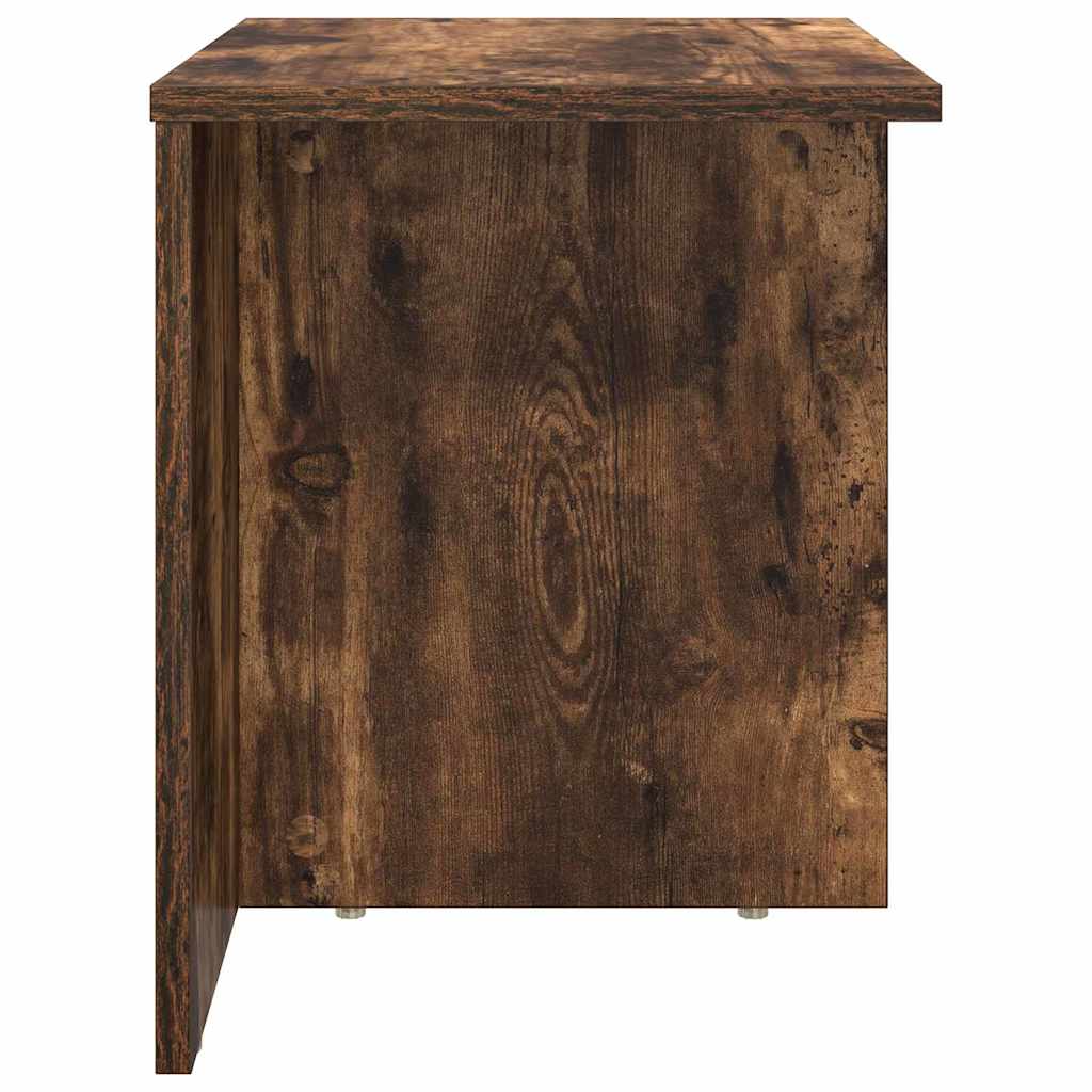 vidaXL End Table 2 pcs Καπνιστό Δρύς 37 x 32 x 40 εκ