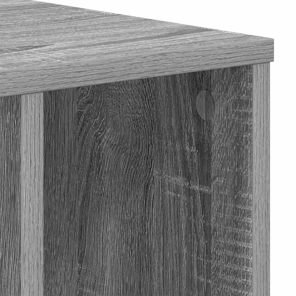 vidaXL End Table 2 pcs Γκρίζο Σονομα 37 x 32 x 40 εκ