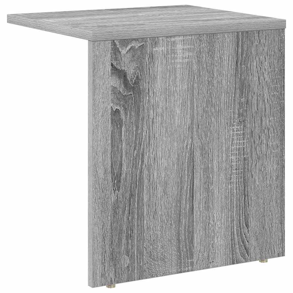 vidaXL End Table 2 pcs Γκρίζο Σονομα 37 x 32 x 40 εκ